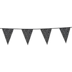Globos Flagguirlande Glitter Sort