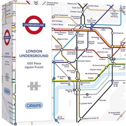 Gibsons TFL London Underground Map Jigsaw Puzzle (1000 pieces)