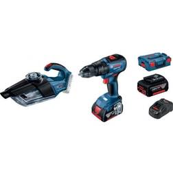 Bosch Bosch tools set BOSCH GSB 18V-50 SET GAS 18V-1 VACUUM CLEANER 2 X 5 Ah L-BOXX 136