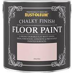 Rust-Oleum Chalky Floor Paint China Rose Floor Paint 2.5L