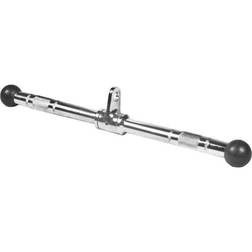 Gorilla Sports Triceps Bar Gummikugler Kabelstang 54cm Chrome 54 cm