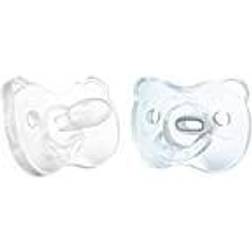 Medela 2er-Pack Schnuller Soft Silikon 0-6M blau