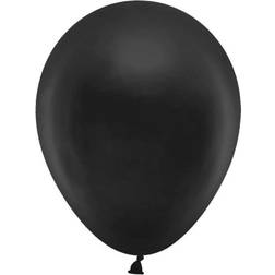 PartyDeco r Rainbow Pack Of 10 30cm Black Latex Party Decor Balloon