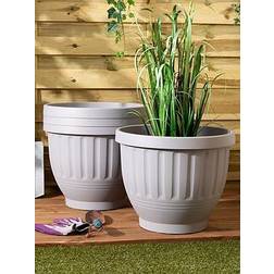 Wham Set Of 4 H183 Etruscan 47Cm Round Planter