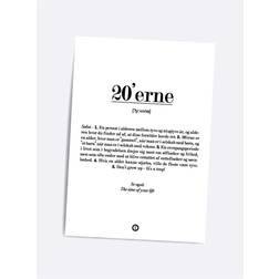 Dialægt 20'erne Definitions Plakat