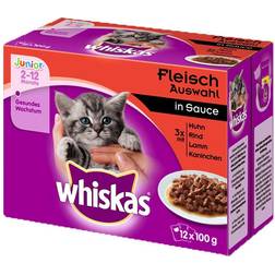 Whiskas Multipack Junior Cat Food 12x100g