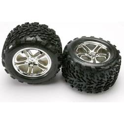 Traxxas 5174 Däck & Fälg Talon/SS Krom (14mm) 3.8 (2)