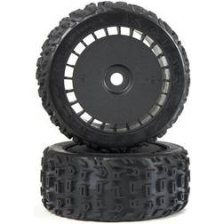 Arrma dBoots Katar T Belted 6S Tire Set Glued (Blk) (2)