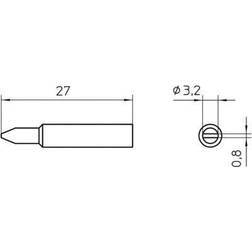 Weller XNT C Lötspitze 3.2 mm