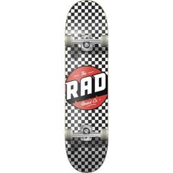 RAD Board Co. Checkers Progressive komplett skateboard Sort/Grå 7.5"