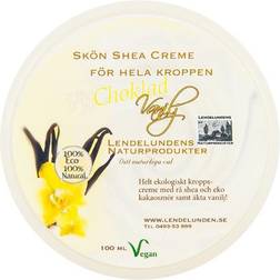 Lendelundens Sheasmör Vit choklad & Vanilj, 100