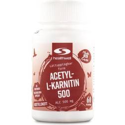 Healthwell Acetyl-L-karnitin, 60 kaps 60 st