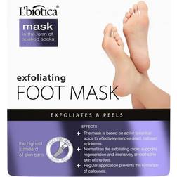 L’biotica Exfoliating foot mask the form of impregnated socks 1 pair