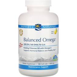Nordic Naturals Balanced Omega Citron 180 Bløde Kapsler