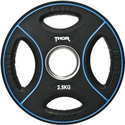 Thor Fitness Sort PU Vægtplader 50 mm