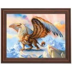 Riolis Stamped Cross Stitch Kit 15.8"X11.8"-Griffin (14 Count)