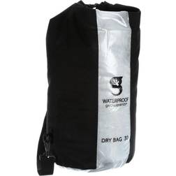 Geckobrands Geckobrands Durable View Dry Bag 30L Black with Translucent Panel