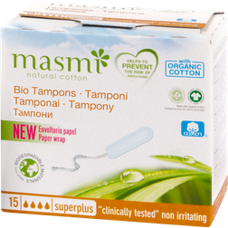 Masmi naturlig bomull biotamponger Super Plus