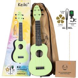 Ortega Keiki K2-TMO Sopran Ukulele Pack Tomatillo