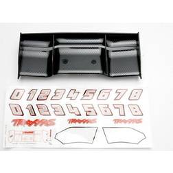 Traxxas Wing Exo-Carbon with Decals Revo