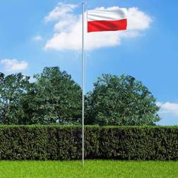 vidaXL Drapeau Pologne 90x150 cm