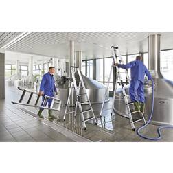 Günzburger Steigtechnik Aluminium Stufen-Stehleiter 43803 2.25 m