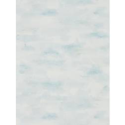 Sanderson Bamburgh Sky Wallpaper 216516 in Mist Blue
