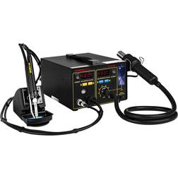 Stamos Soldering Station De Soudage 2 Ecrans Led Buse À Air 550W S-LS-16