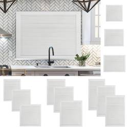vidaXL Jalusidörr furu vit 39,5x39,4 - Vit Interior Door (x)