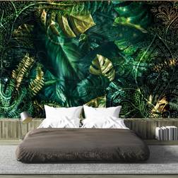 Artgeist Fototapet Emerald Jungle 400x280