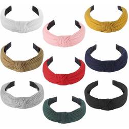 Funtopia Knotted Headbands for Women Girls, Headband Fashion Cross