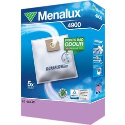 Menalux Duraflow 4900 5x dammsugarpåsar för/Bomann/LG/Privileg