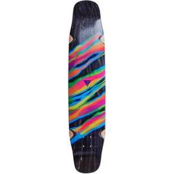 Landyachtz Longboard Deck Tony Danza (Spectrum) Sort/Rød/Gul