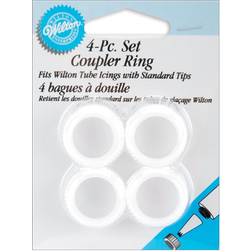 wilton 4 piece decorating tip coupler ring Tyl