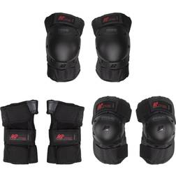 K2 Prime Pad Set Black, Male, Equipo, Proteccion, Fitness, Negro, XL