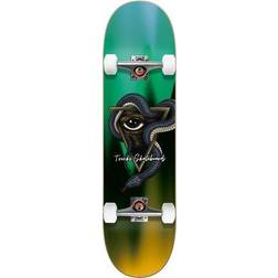 Tricks Komplet Skateboard (Snake) Grøn/Sort/Gul 7.87"