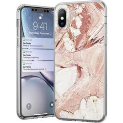 Wozinsky Marble iPhone 12 Pro Max Skal Rosa