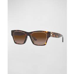 Tory Burch Trace - Dark Tortoise/Brown Gradient