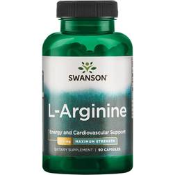 Swanson L-arginin Forte 850 mg 90 Kapsler 90 stk