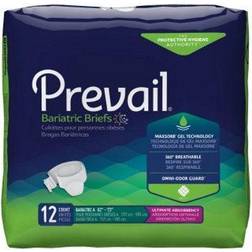 Prevail Bariatric Incontinence Brief A Bariatric PV-017 Ultimate 12 Ct