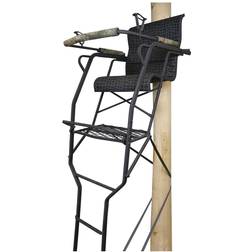 Hawk 20' Big Denali 1.5 Ladder Stand- countured mesh Comfort seat- Silent Ladder Stand, Multi, Standard