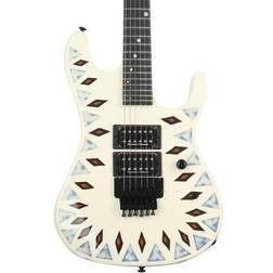 Kramer NightSwan El-guitar Vintage White Aztec Graphic