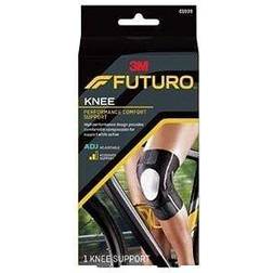 Futuro FUTURO-01039PS Performance Compression Knee Support, Ideal for Everyday Activities, One Size Black