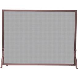 Uniflame Antique Copper Single Panel Fireplace Screen