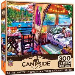 Masterpieces Puzzles Glamping Style EZ-Grip 300-Piece Puzzle