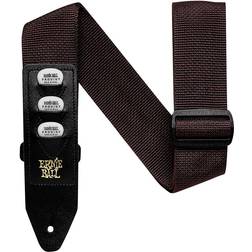 Ernie Ball Brown Polypro Pickholder Guitar Strap (P04250)