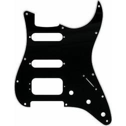 Fender Stratocaster HSS 11-Hole Mount 3-Ply Black Pickguard