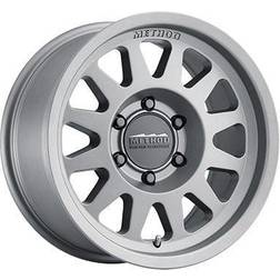 Race Wheels 704 Trail Series, 17x8.5 with 8 on Bolt Pattern - Matte Titanium