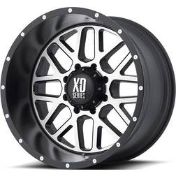 Wheels Grenade 22x10 8x170.00 Satin Black Face -24 Wheel Rim