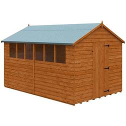 12x8 Budget 9mm Shed Wood/Softwood/Pine (Building Area )